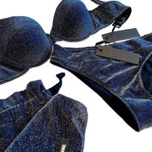 Triangl Macia Riverside Sparkle Set M NWT